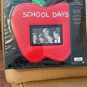 Hobby Lobby Red Apple School Days Scrapbook Album